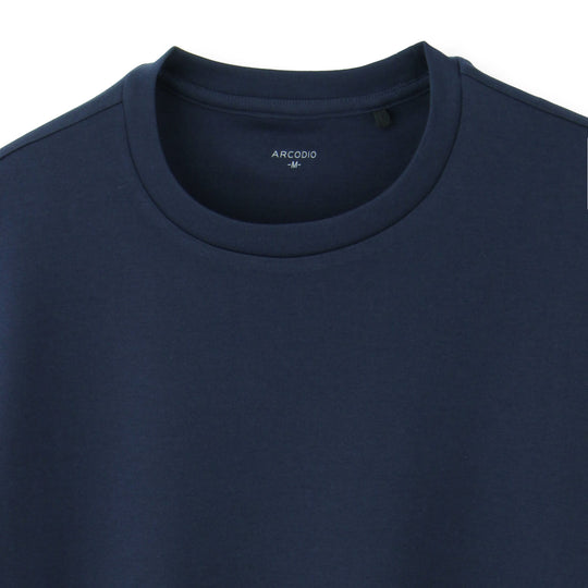 スーピマコットンジャージー Tシャツ ネイビー