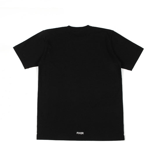 FTS-06 「THIS IS NOT FIXER」BLACK プリントTシャツ