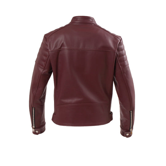 F2 シングルライダース カウレザー バーガンディ