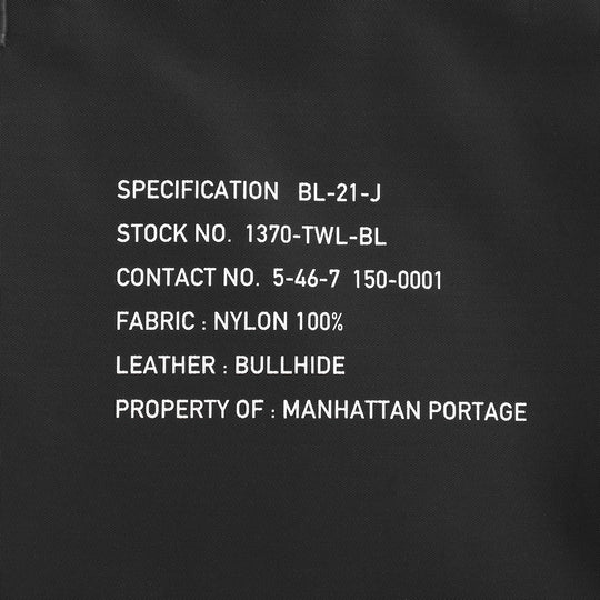 CHARLTON TOTE BAG TWILL BLACK