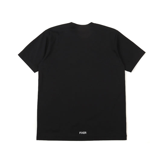 FTS-10 リバースプリントTシャツ ブラック