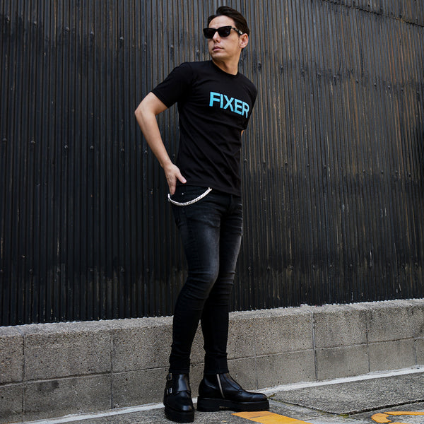 ■MINJUKIM■大人気アイテム ラウンドロゴスリムフィットTシャツ スリムフィット コンパクトショートTシャツ（Tシャツ/カットソー