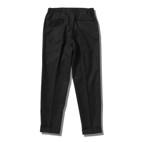 Twill Easy Trousers【TECHWOOL®】ウォッシャブルツイル テックウールツイル イージートラウザー チャコール | ＋CLOTHET