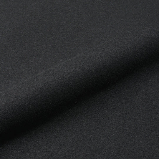 【リニューアルモデル】SUVIN PLATINUM テーラードVネックTシャツ ブラック