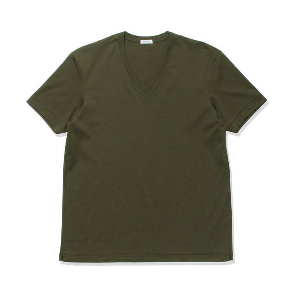 salsation VネックTシャツ　淡グリーン シンプルVネックTシャツ(半袖)(洗濯機OK) - ファッション通販