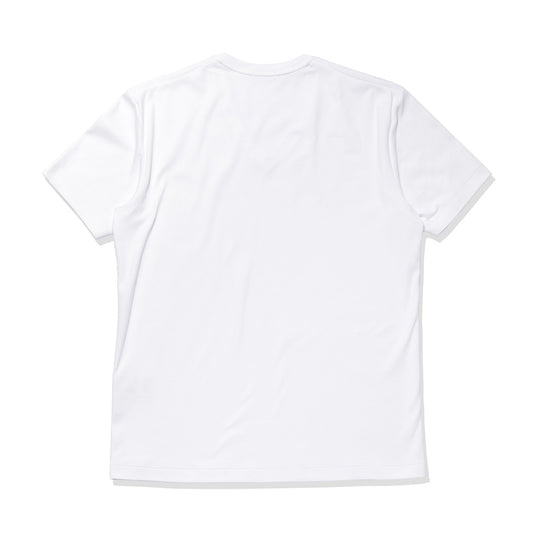 【リニューアルモデル】SUVIN PLATINUM テーラードVネックTシャツ ホワイト