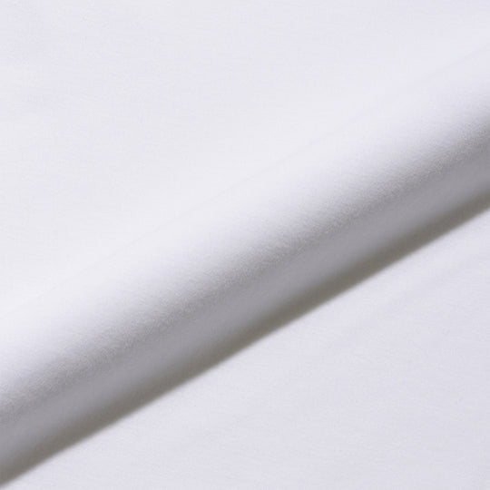 【リニューアルモデル】SUVIN PLATINUM テーラードVネックTシャツ ホワイト