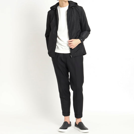 Twill Easy Trousers 【TECHWOOL®】ウォッシャブルツイル ブラック