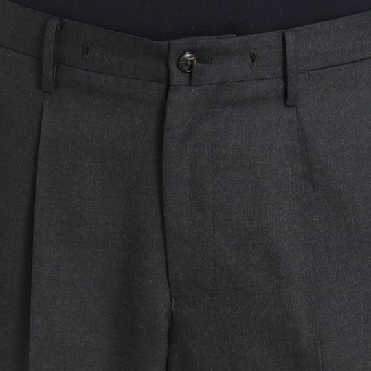 Twill Easy Trousers 【TECHWOOL®】ウォッシャブルツイル チャコール