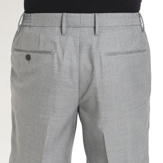 Twill Easy Trousers 【TECHWOOL®】ウォッシャブルツイル ライトグレー