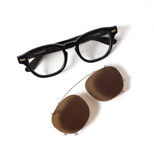 THUNDERCAT CLIP ON 18K GOLD BLACK × BROWN SMOKE