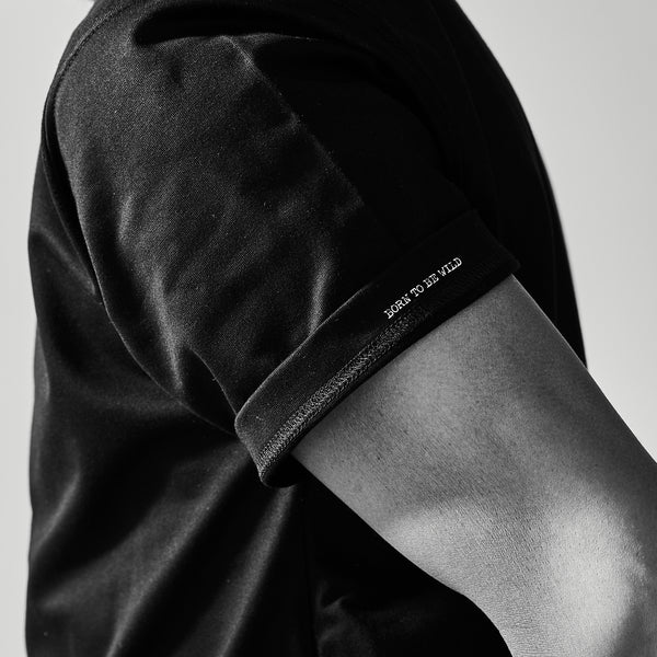 旧モデル】干場×サトシーノが作るTシャツ T-1 ブラック – MINIMAL