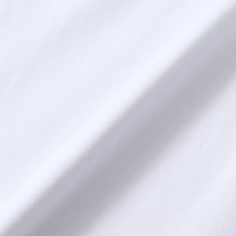 【干場着用モデル】<br>SUVIN PLATINUM<br>Vネック Tシャツ ホワイト