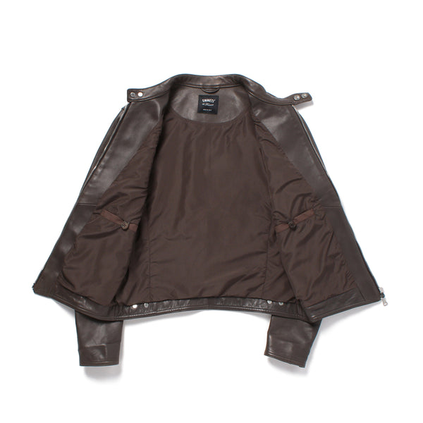 Na+H hmライダース Na+H hmライダース Leather biker jacket - ブラウン - Men | H&M JP