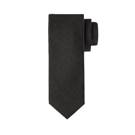 Loro Piana Fabric Super150's Wool ウールタイ5.5cm カラー:メランジチャコールグレー