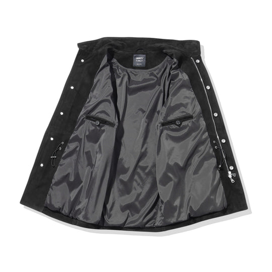 【干場別注】H M65 アッカ フィールド ジャケット スエード ゴート ブラックスエード