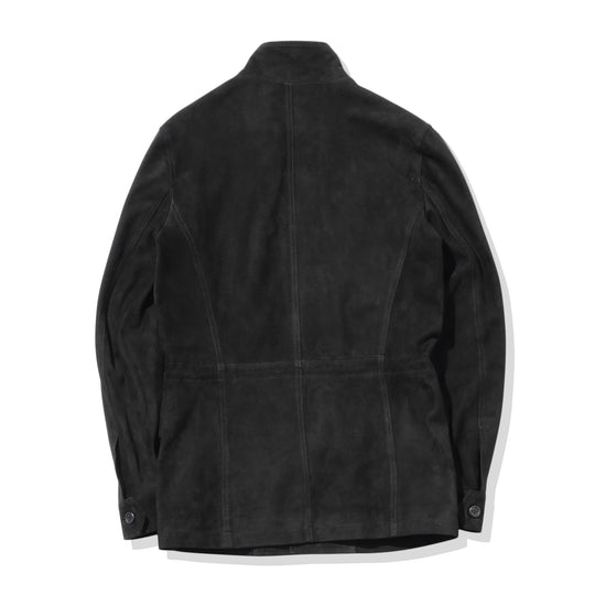 【干場別注】H M65 アッカ フィールド ジャケット スエード ゴート ブラックスエード