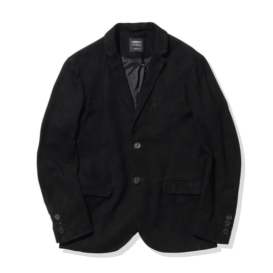 【干場別注】 H GIACCA アッカ ジャッカ シングルジャケット テーラード ブラックスエード