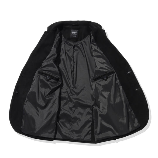 【干場別注】 H GIACCA アッカ ジャッカ シングルジャケット テーラード ブラックスエード