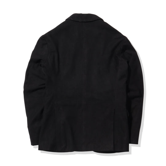 【干場別注】 H GIACCA アッカ ジャッカ シングルジャケット テーラード ブラックスエード