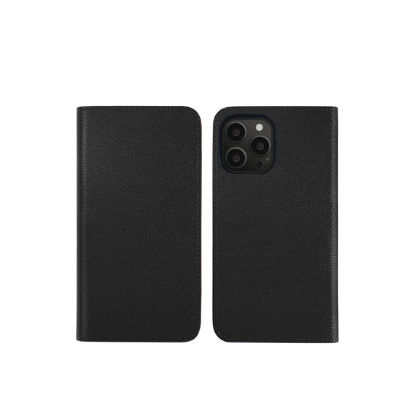 ダイアリーケース(iPhone 13 Pro)ノブレッサレザー ブラック – MINIMAL