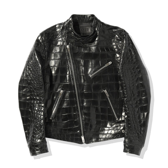 F1 ダブルライダース クロコダイルレザー