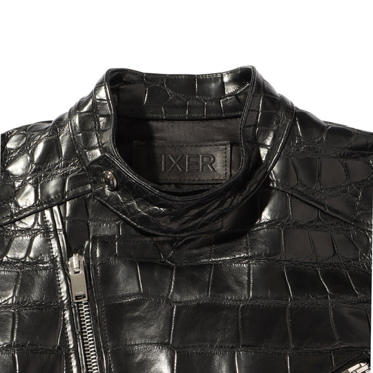 F1 ダブルライダース クロコダイルレザー