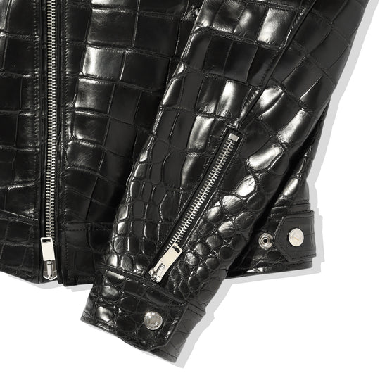 F1 ダブルライダース クロコダイルレザー