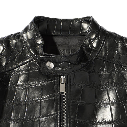 F2 シングルライダース クロコダイルレザー