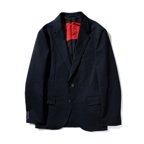 Duplex Cotton Jersey シングル2Bノッチド・トラベルジャケット