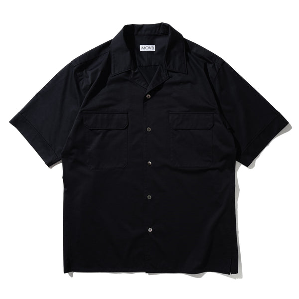 Super Sapphire Cotton Jersey ジャストルーズオープンカラー