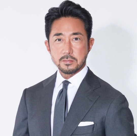 Loro Piana Fabric  Super150's Wool ウールタイ5.5cm カラー:メランジミディアムグレー