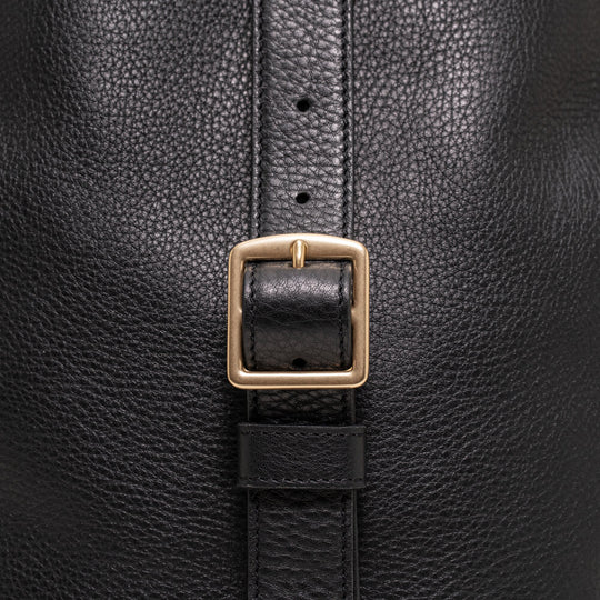 ドローストリングバッグ ラージ ダークブラウン