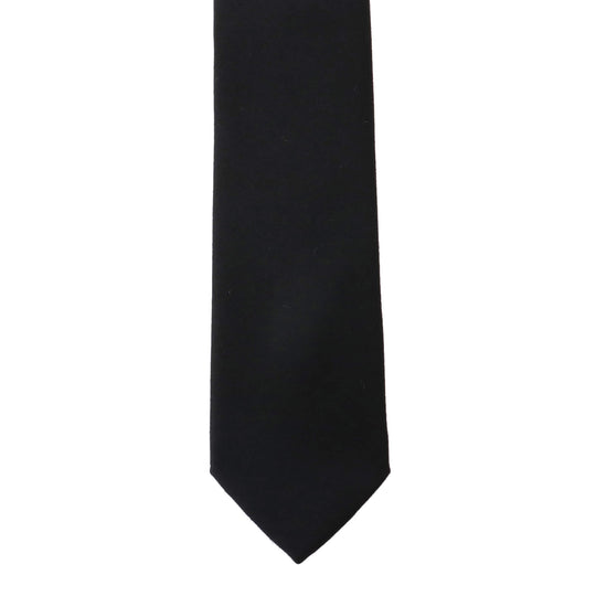 Loro Piana Fabric Super150's Wool 定番 ウールタイ カラー:ブラック