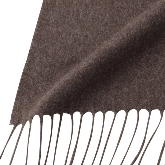 100%シルクストール ブラウン TESSITURA DI NOVARA製(Ermenegildo Zegnaグループ)