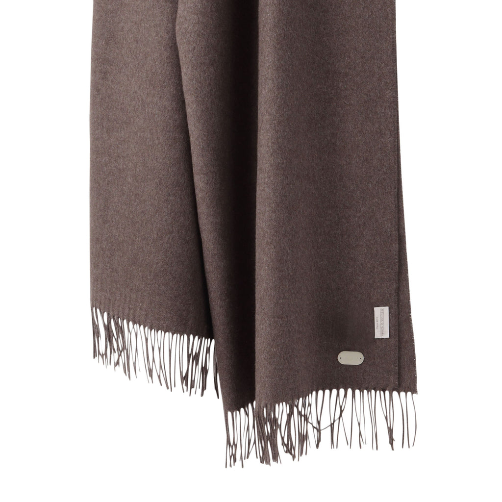 100%シルクストール ブラウン TESSITURA DI NOVARA製(Ermenegildo