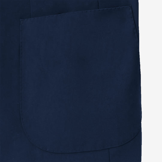 【K-3B EXECUTIVE】008_X（布帛） RICH NYLON JAPAN MADE テーラードダブルジャケット ネイビー