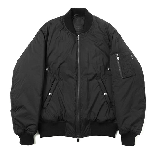 　【干場義雅×菅原靴店 完全別注モデル】MA-1 ダウンブルゾン マットナイロン CROCE BLACK