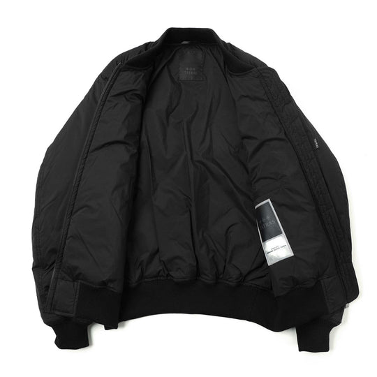 　【干場義雅×菅原靴店 完全別注モデル】MA-1 ダウンブルゾン マットナイロン CROCE BLACK