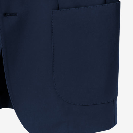【K-3B EXECUTIVE】009_X（布帛） RICH NYLON JAPAN MADEテーラードジャケット ネイビー