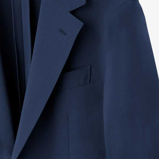 【K-3B EXECUTIVE】009_X（布帛） RICH NYLON JAPAN MADEテーラードジャケット ネイビー