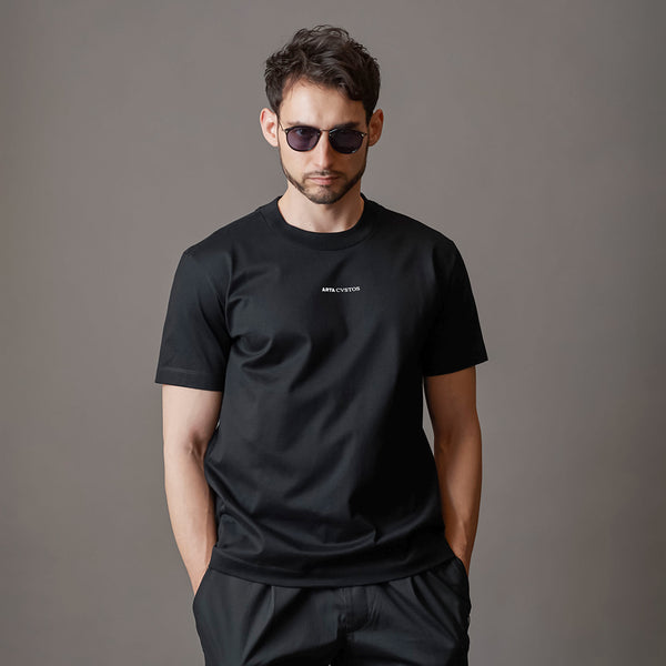 フロントロゴ Tシャツ ブラック