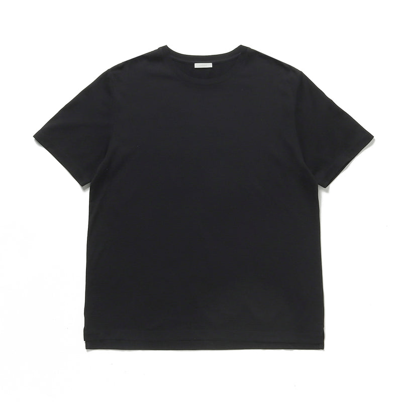 ウォッシャブルシルク クルーネックTシャツ ブラック – MINIMAL WARDROBE