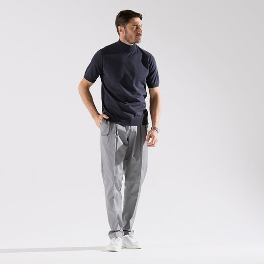 terroir モックネックプルオーバー アスファルトグレー