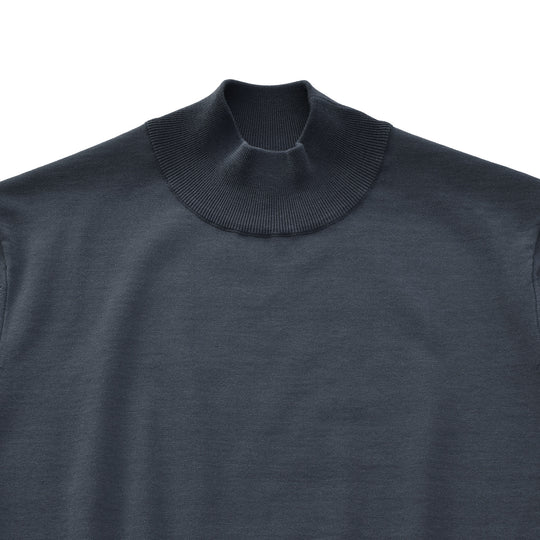 terroir モックネックプルオーバー アスファルトグレー