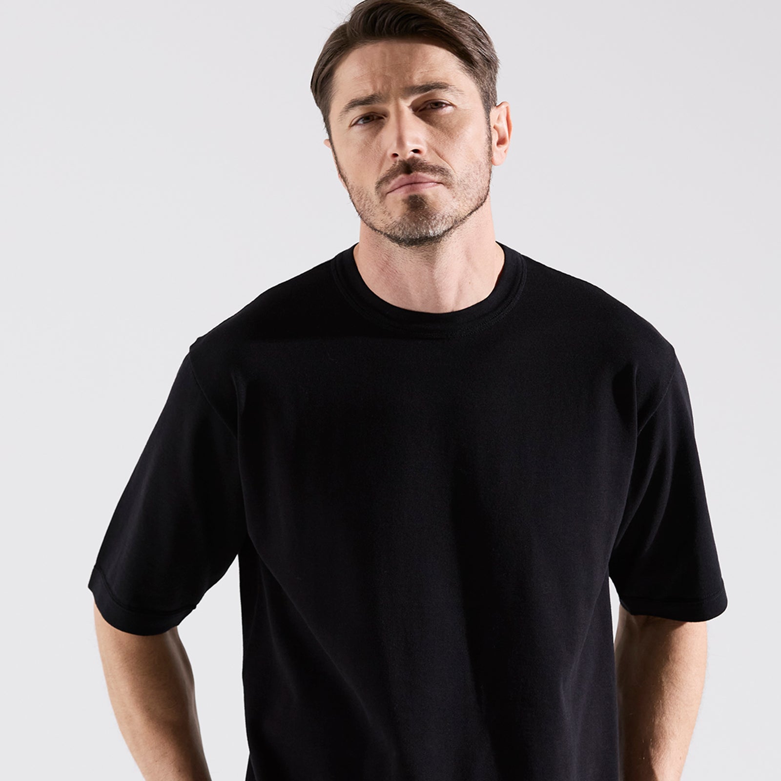 terroir ニットTシャツ ブラック – MINIMAL WARDROBE