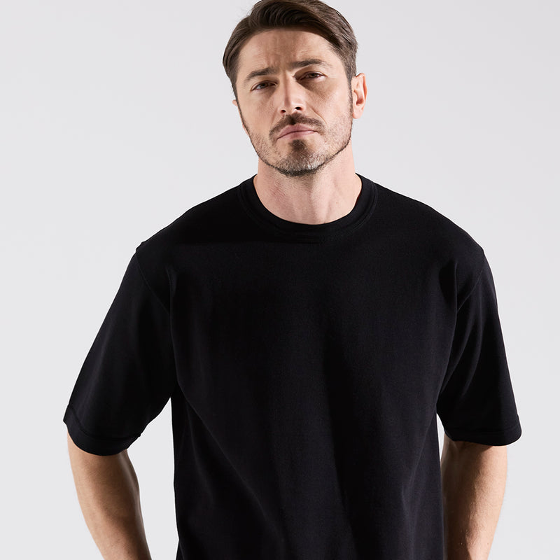 terroir ニットTシャツ ブラック – MINIMAL WARDROBE
