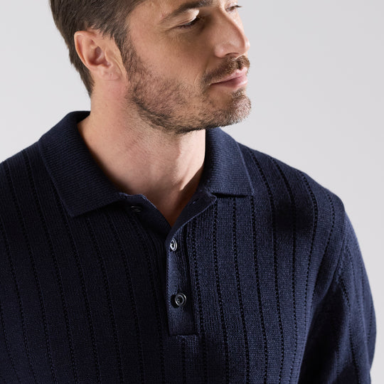 【期間限定 受注生産】tradi リネアポロ ネイビー