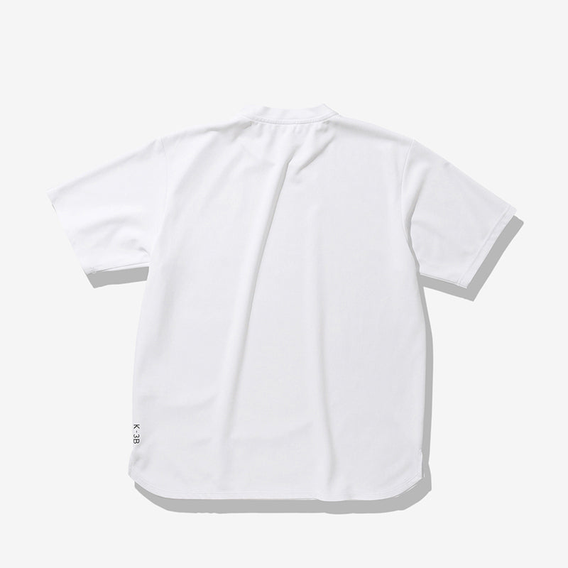 ラウンドヘムTシャツ ホワイト 047_K