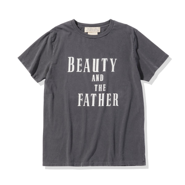 24SS SP加工T(BEAUTY AND THE FATHER) ブラック